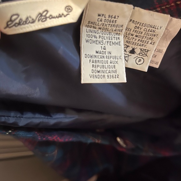 Eddie Bauer Vintage plaid skirt - Picture 4 of 4